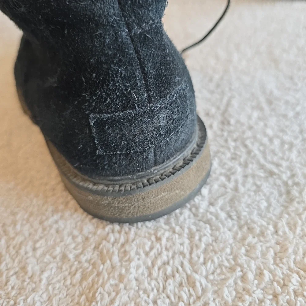 Sorel Men's Black Ankle Boots Madson II Chukka Suede NM2281 Sz 8.5